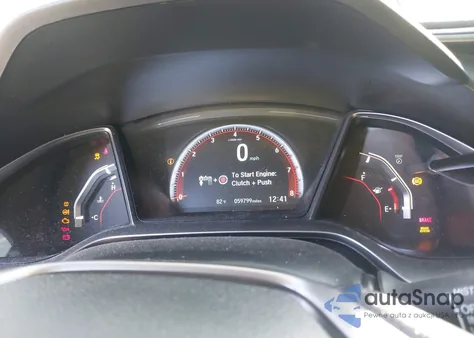 2019 Honda Civic Si из США, поврежденный, VIN 2HGFC1E51KH705742